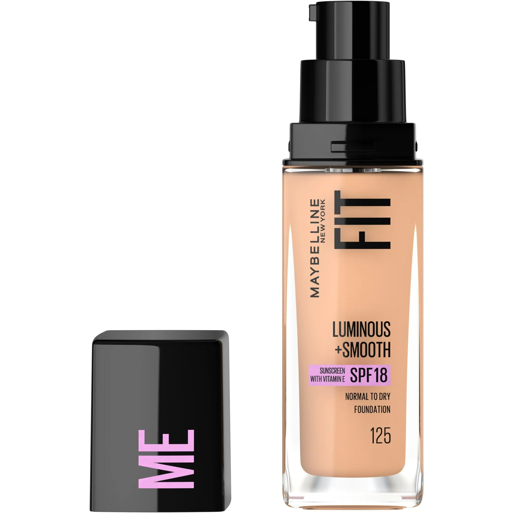 Maybelline Fit Me Luminous & Smooth Foundation Nude 125