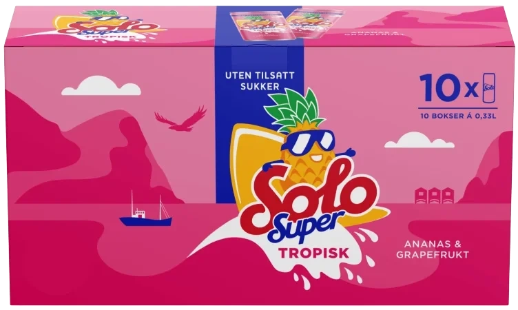 Solo Super Tropisk 0,33lx10 boks