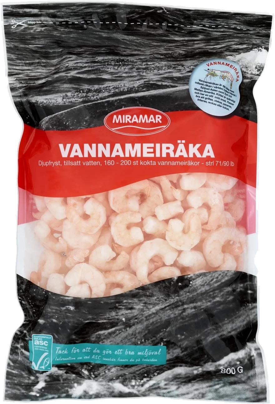 Vannameiräka kokt 71/90