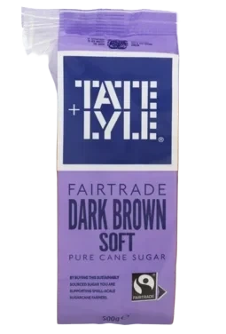 Farin Mørk Brun Fairtrade 500g Tate Lyle