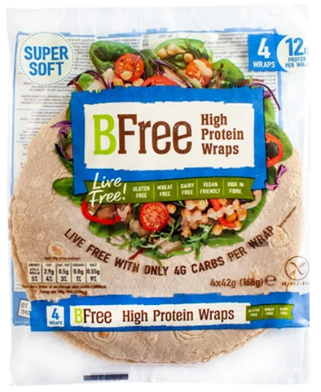 BFree High Protein Wrap 168g