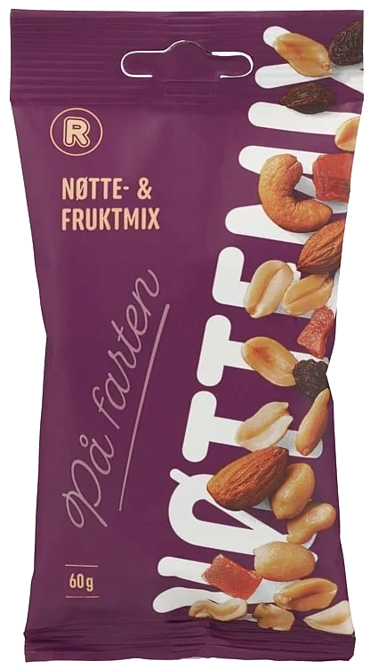 Nøtte- og fruktmix  60g