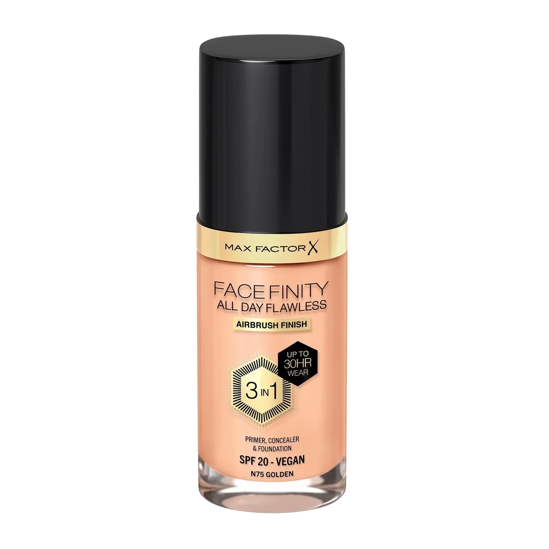 Max Factor Facefinity All Day Flawless 3-In-1 Foundation 75 Golden