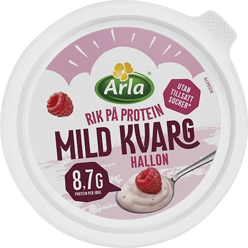 Mild kvarg hallon