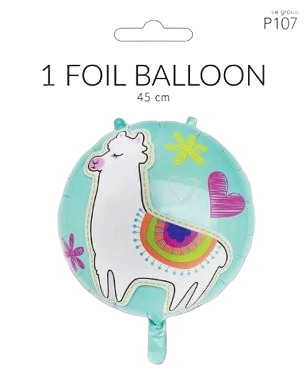 Folieballong Lama