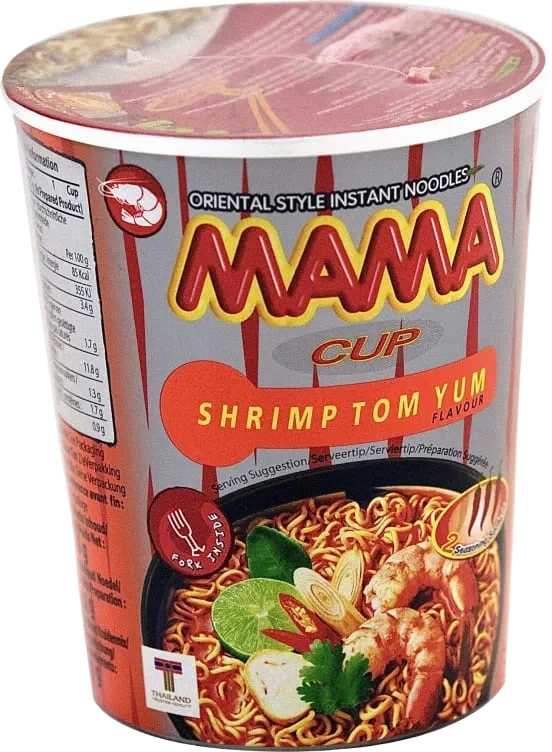Mama Inst Noodles Cup Shrimp Tom Yum Flavour 70g