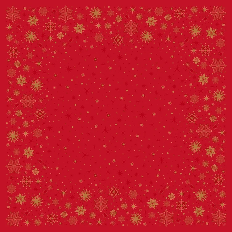 DUNI AS Snippduk Biodunicel 84x84cm Stargazing Red