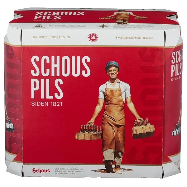 Schous Pilsner 0,5lx6 Bx