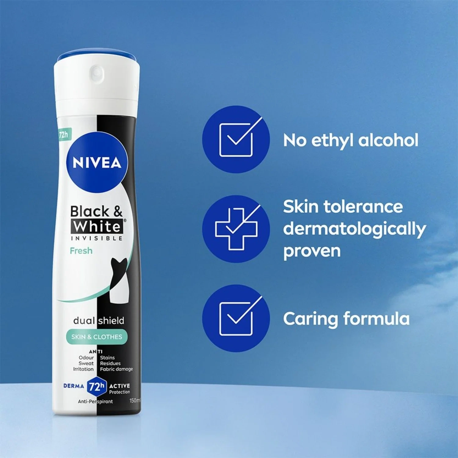 NIVEA Black & White Fresh Spray