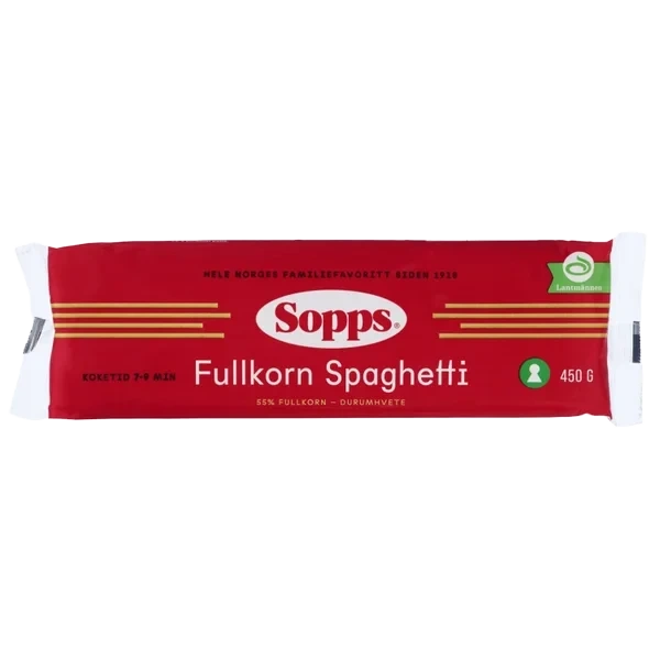 Spaghetti fullkorn   450g