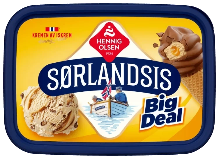 Sørlandsis Big Deal 0,95l Hennig-Olsen Is