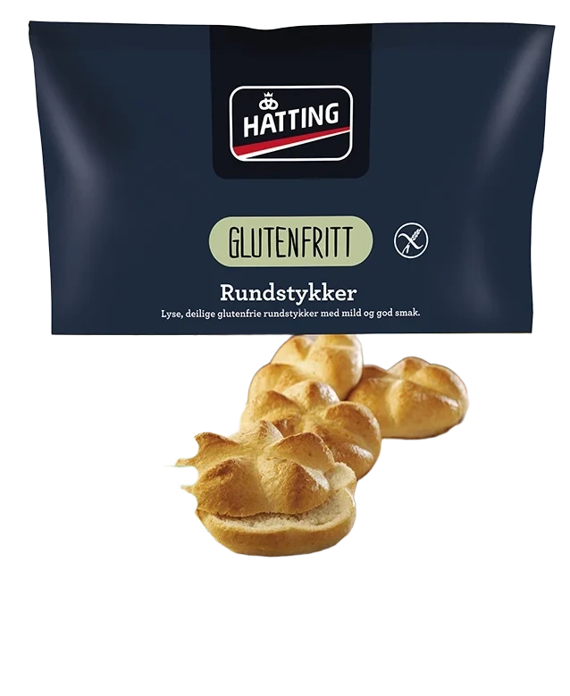 Rundstykker Fine glutenfri 4stk 260g Hatting