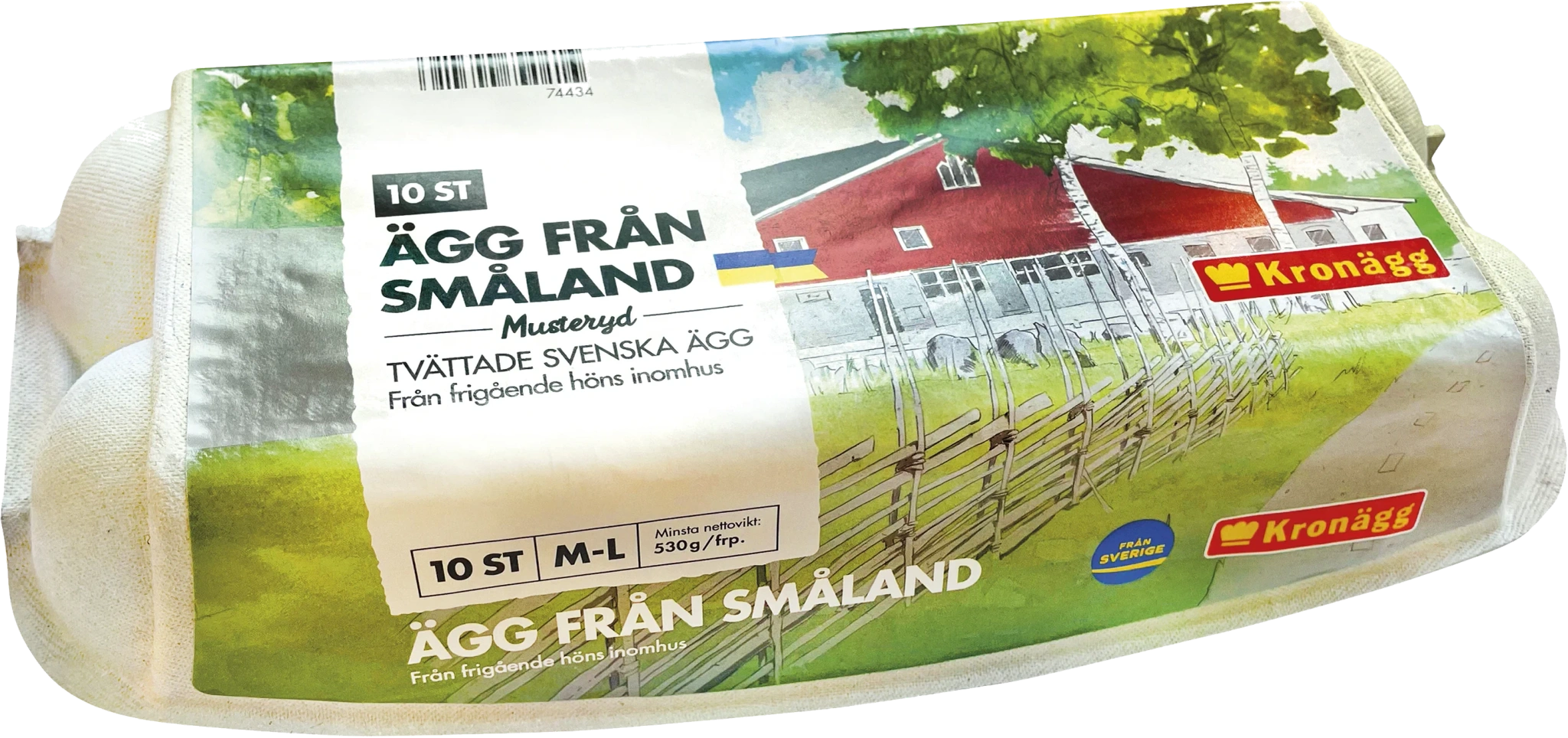 Ägg från Småland frig inne,10p, M-L