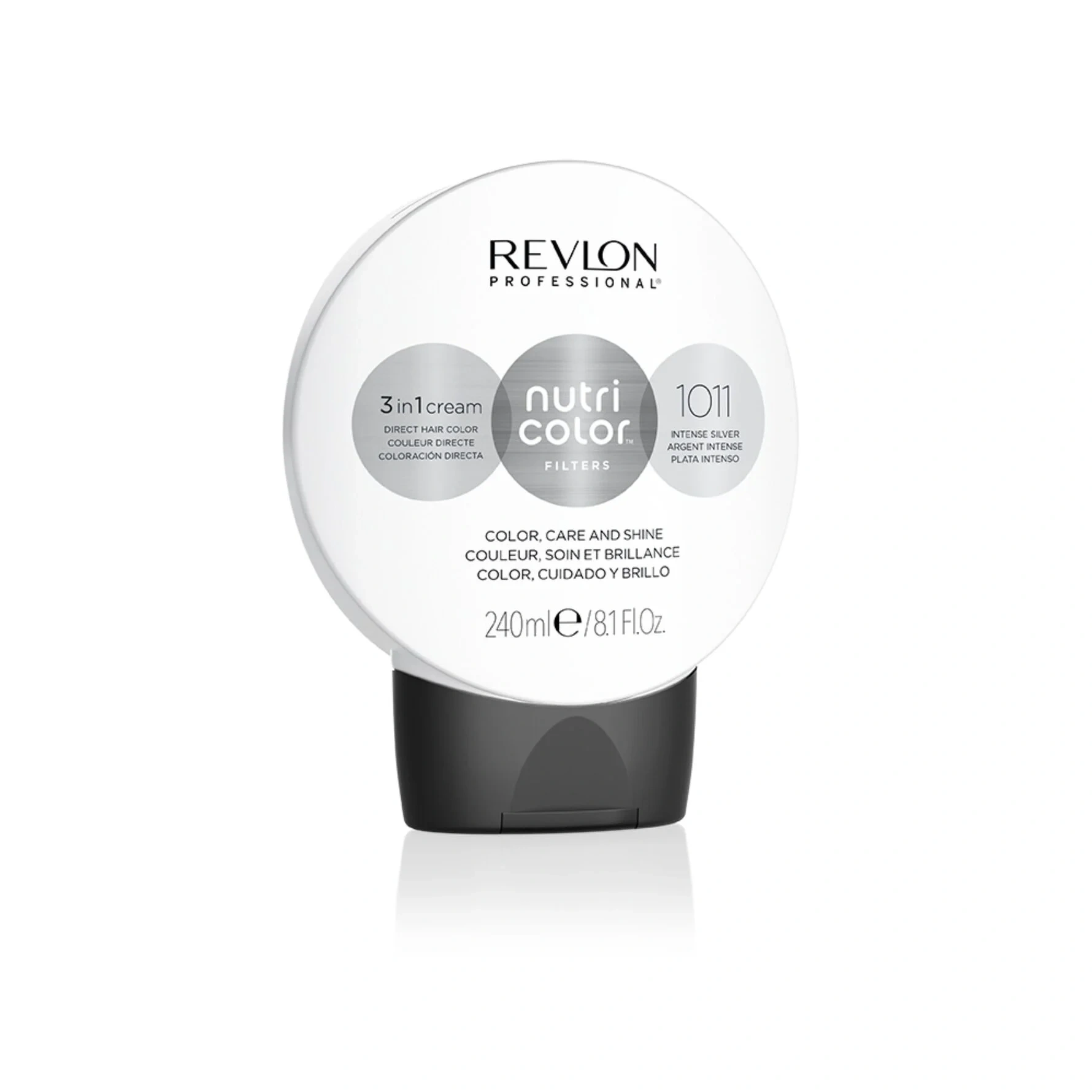 Revlon Professional Nutri Color Metal-Ice Toning Filters 1011 Intense Silver 240 ml
