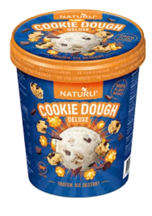 Naturli' Iskrem Cookie Dough&Karamell 480ml