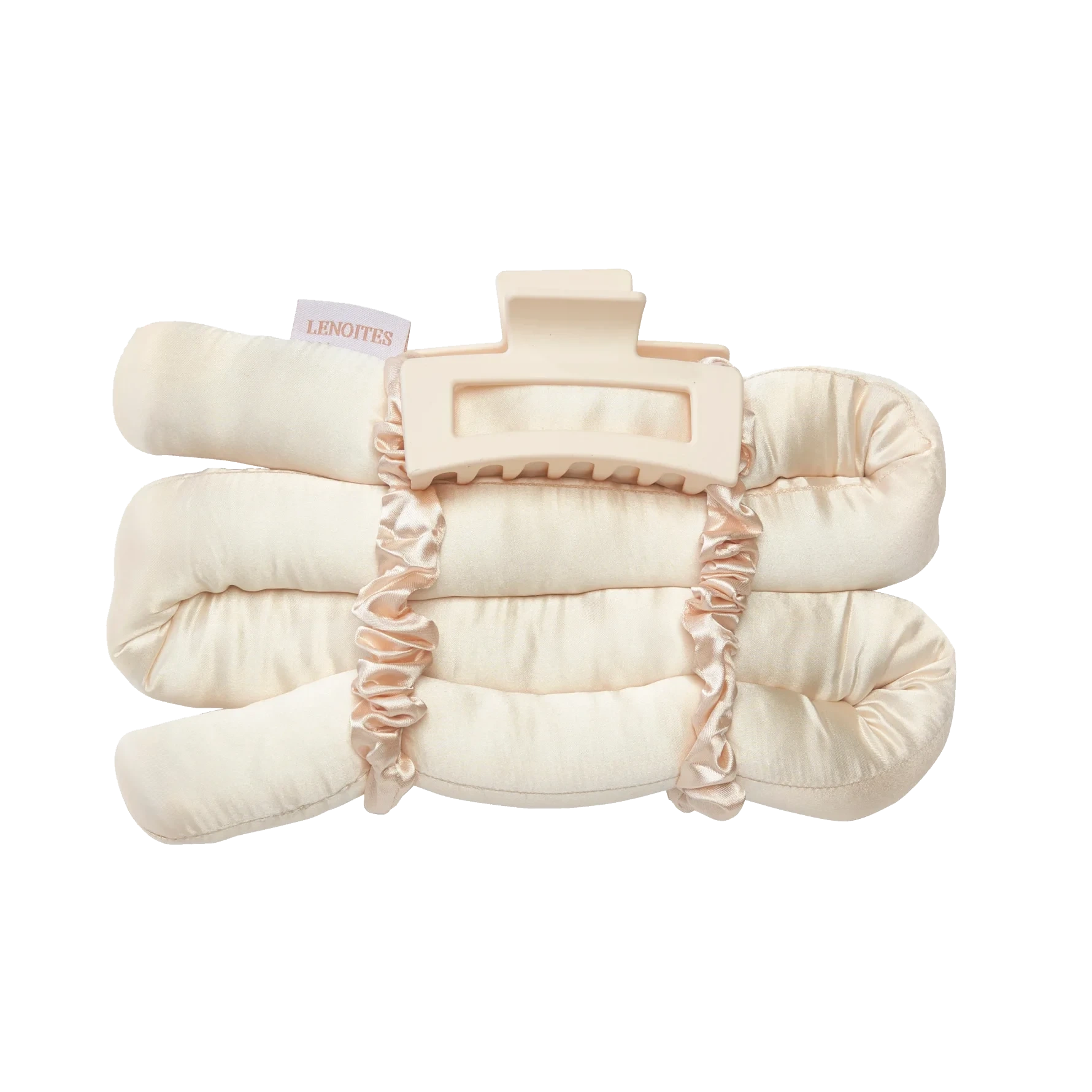 Lenoites Heatless Curls in Mulberry Silk Golden Sand