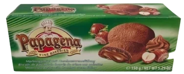 Papagena Biscuits with Hazelnut Filling 150g