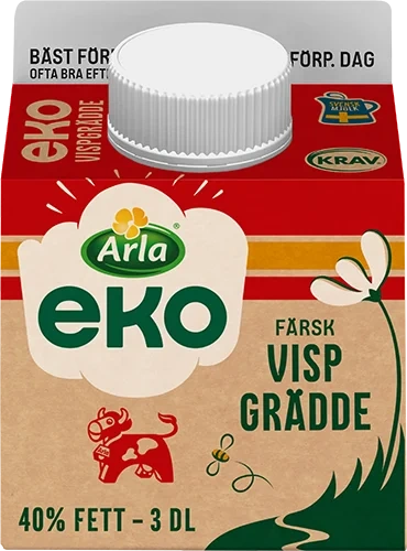 Eko vispgrädde 40%