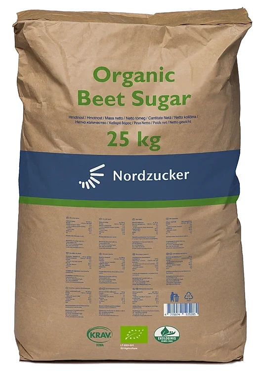 Sukker økologisk 25kg
