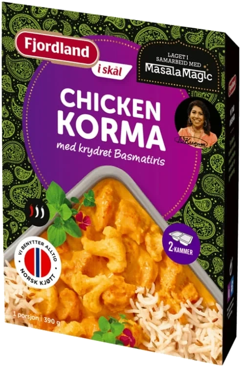 Masalamagic chicken korma i skål  390g