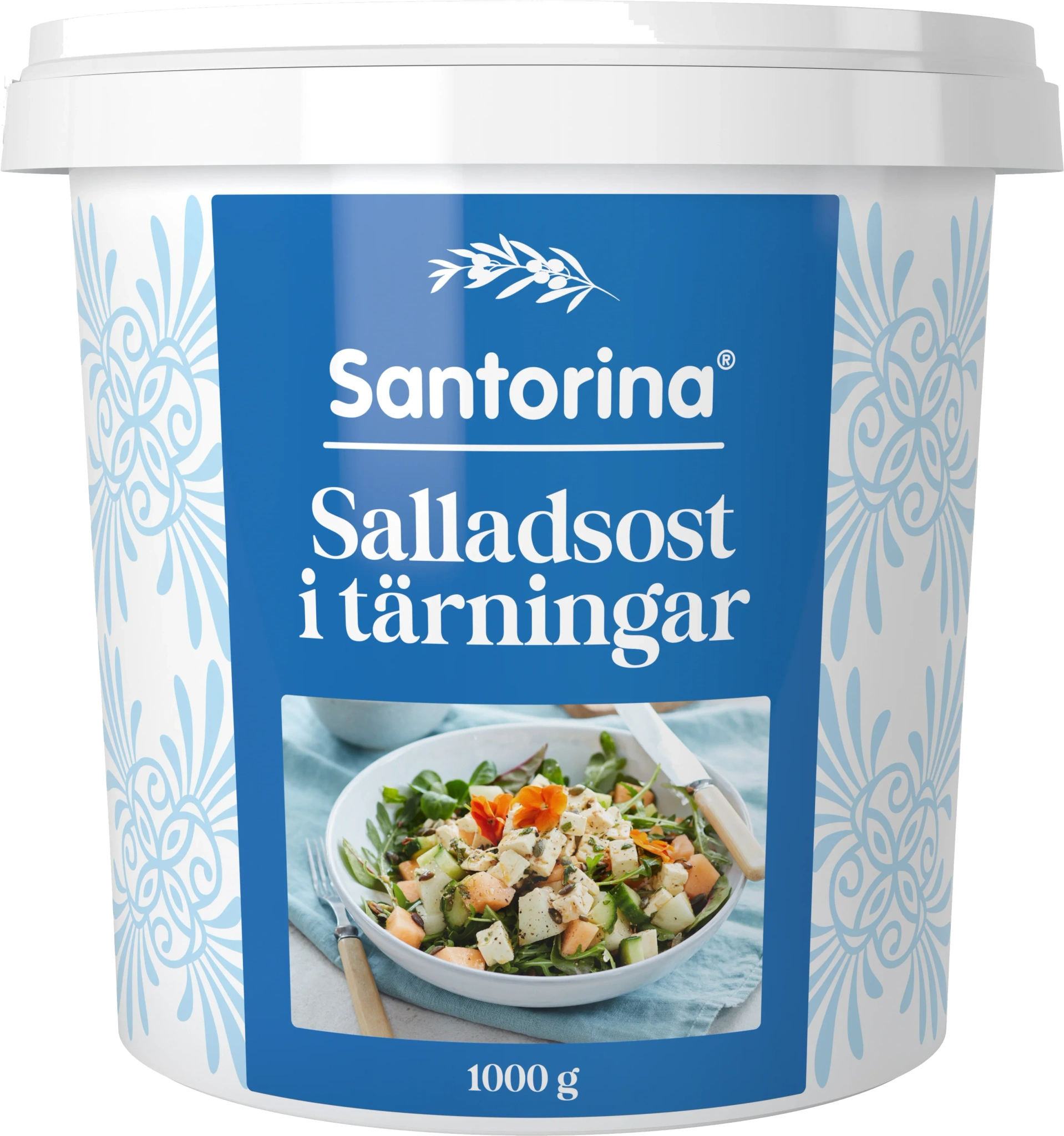Salladsost i tärningar