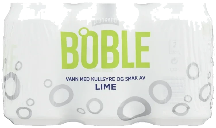 Boble Vann Lime 0,33lx6 boks Eldorado
