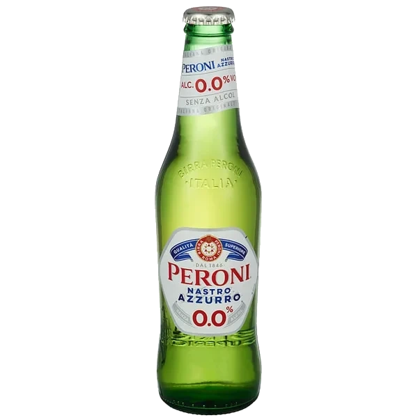 Peroni Nastra Azzurro 0,0% 0,33l Fl Kasse 24stk