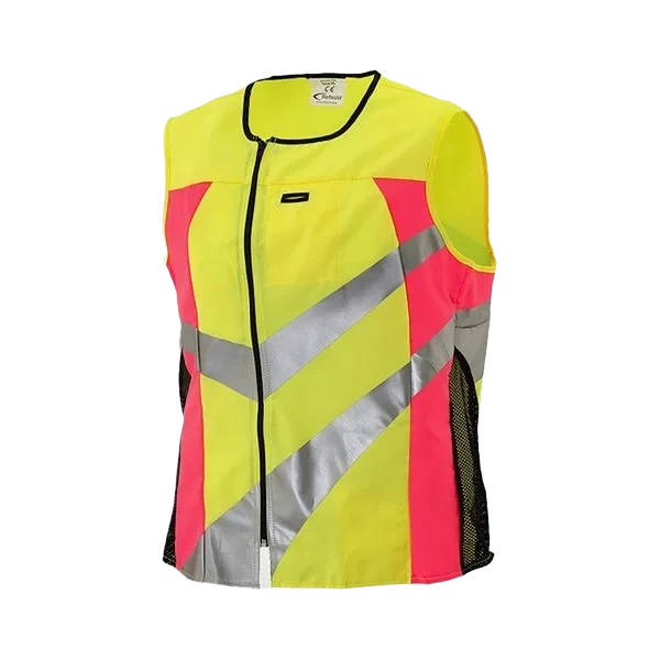 Refleksvest til Løping - Gul/Rosa
