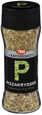 Pizzakrydder øk glass   25g