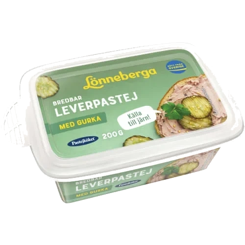 Leverpastej med Gurka Bredbar
