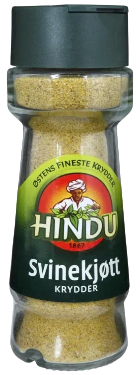SVINEKJØTTKRYDDER GLASS HINDU
