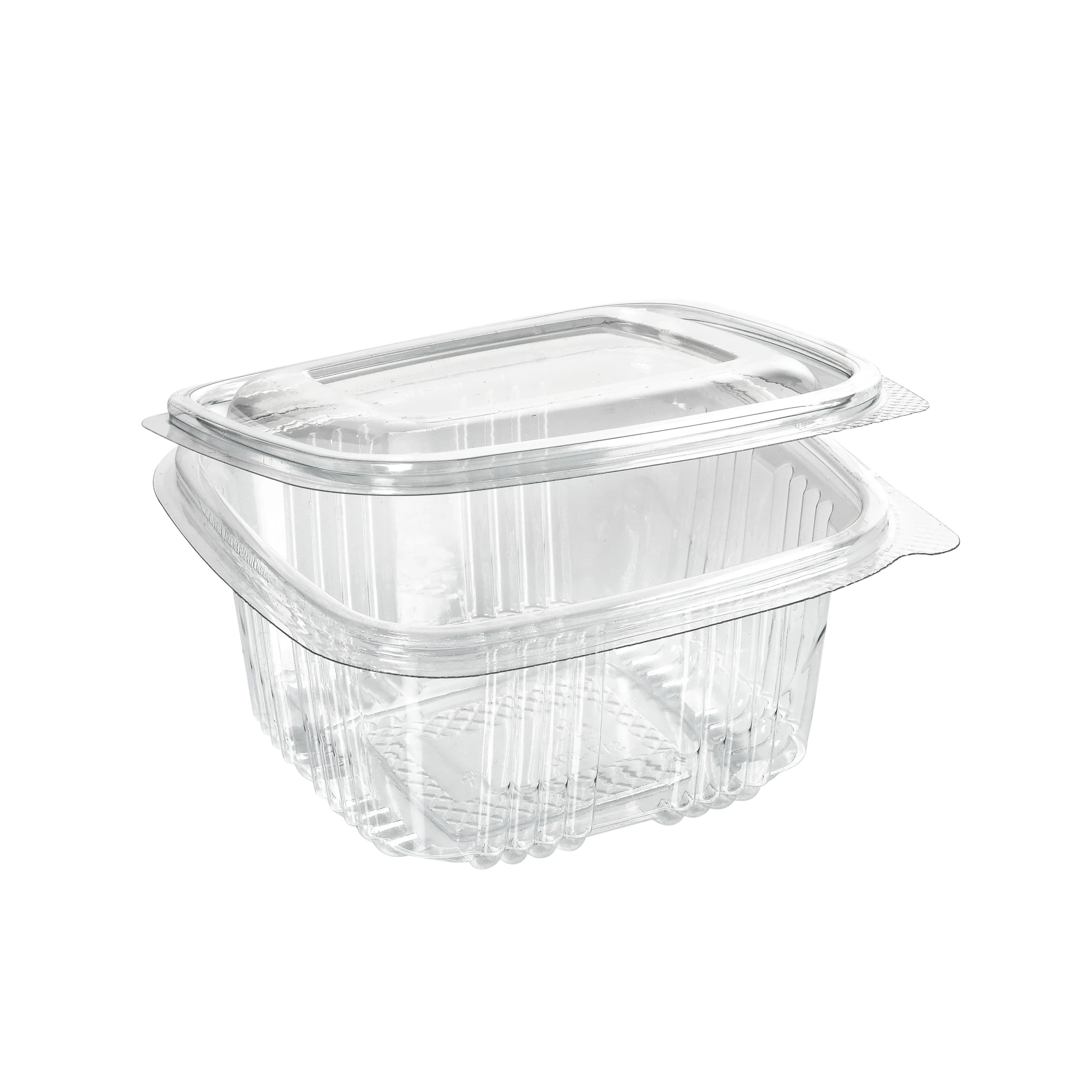 Boks rpet deli 500ml hengslet lokk 134x128x64mm  50stk