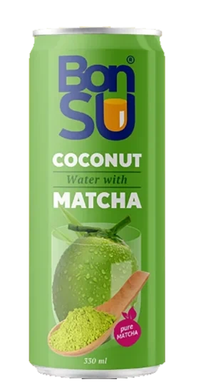 Bonsu Kokosvann m/Matcha 0,33l