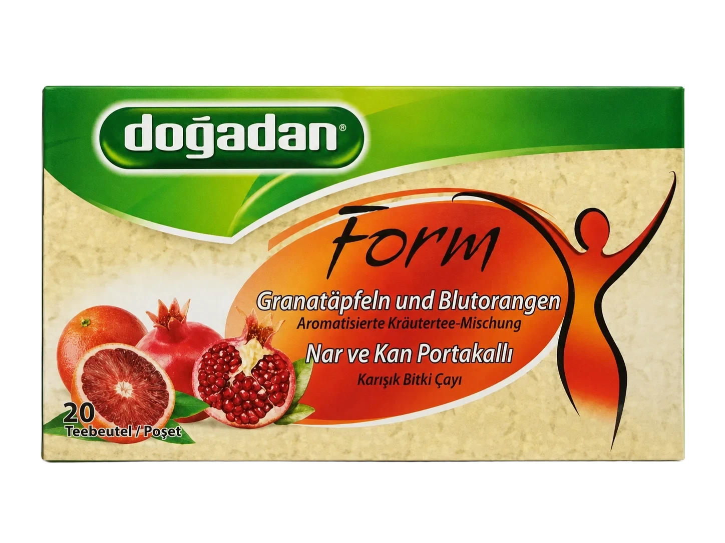 Dogadan Granateple & Blodappelsin Te 38g