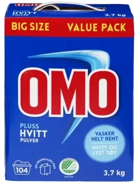 Omo Pluss hvitt
