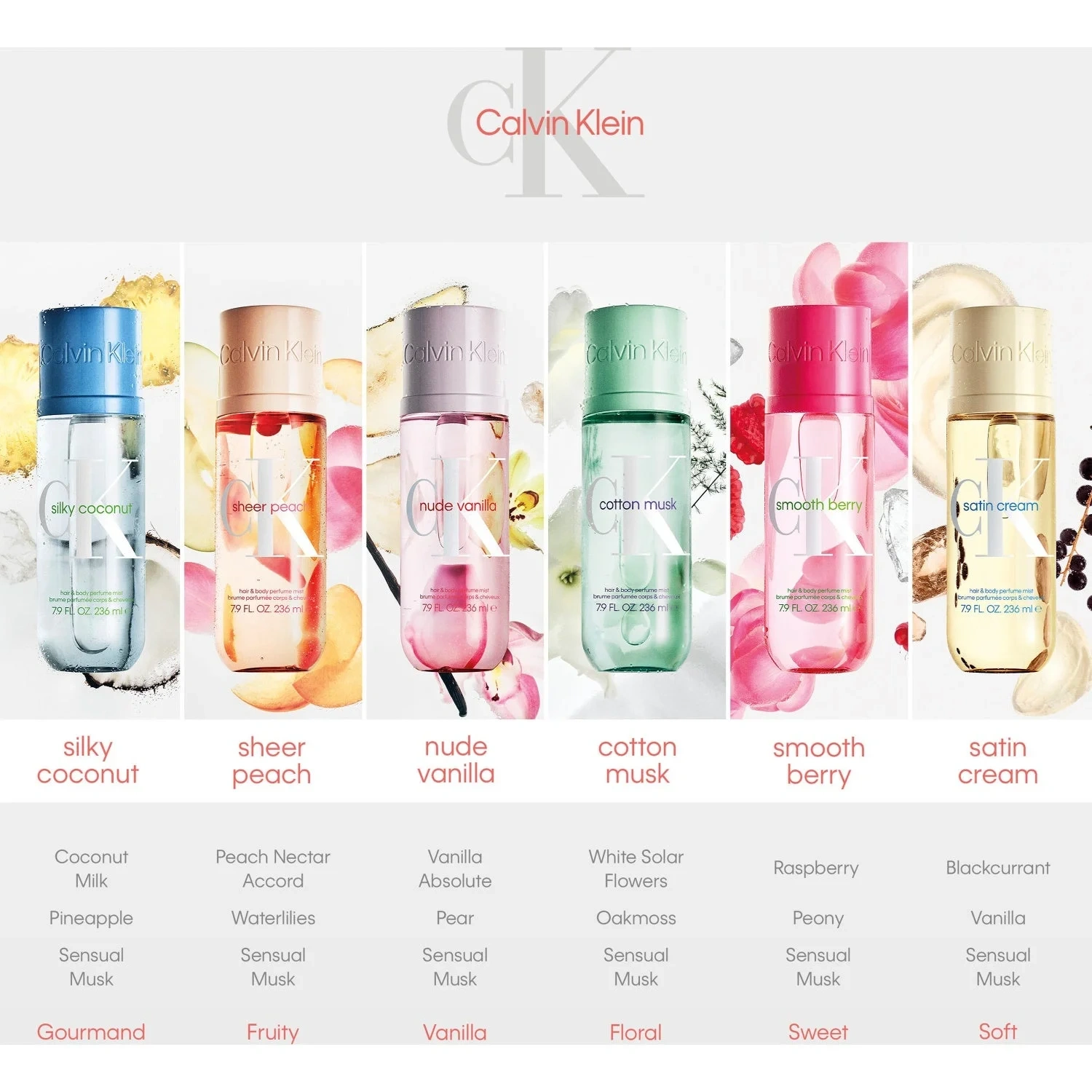 Calvin Klein Nude Vanilla Hair & Body Mist