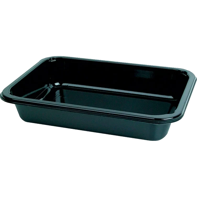 Duniform 1r 600ml sort 187x137x34   520stk
