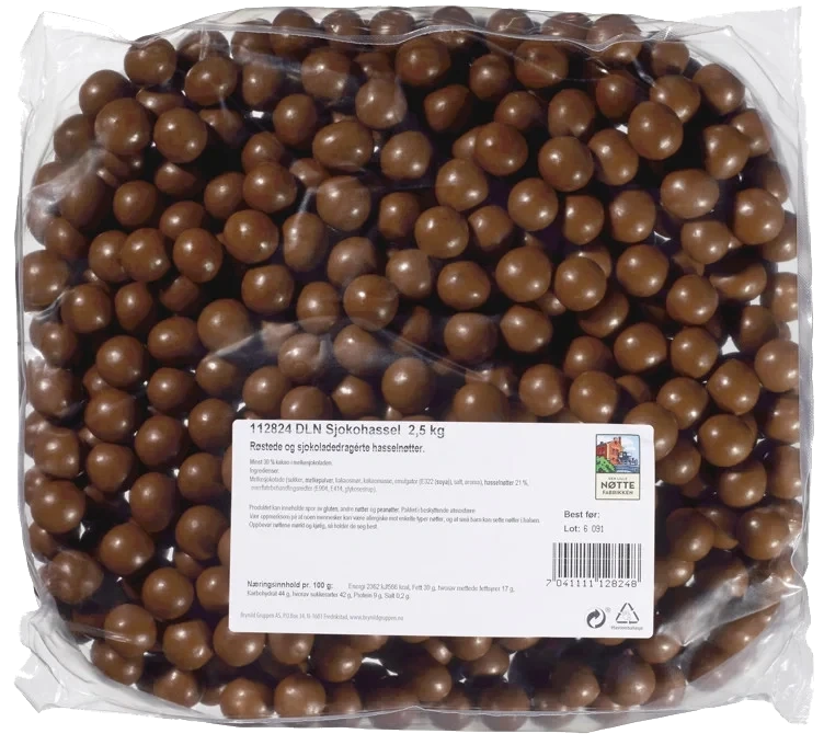 Sjokohassel     2,5kg