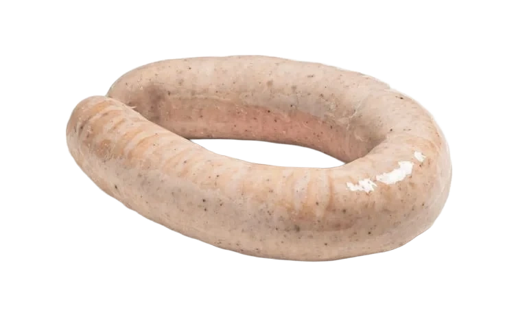 Grov julepølse av utegris