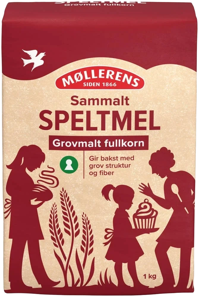 Sammalt speltmel 1 kg