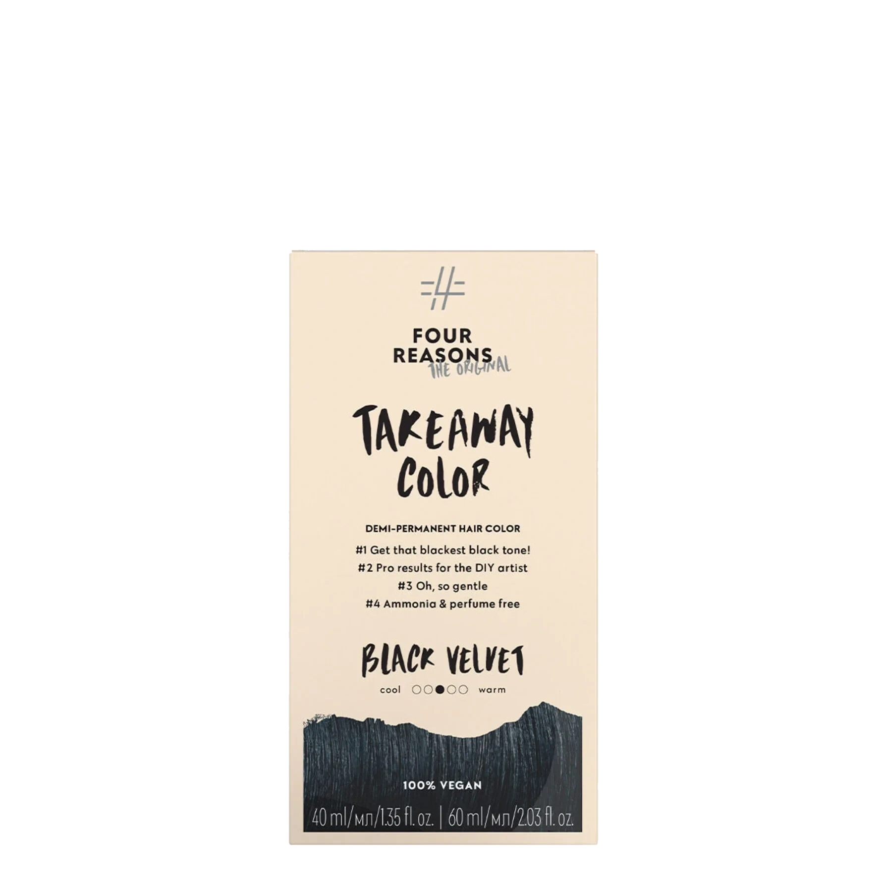 Four Reasons Take Away Color 1.0 Black Velvet