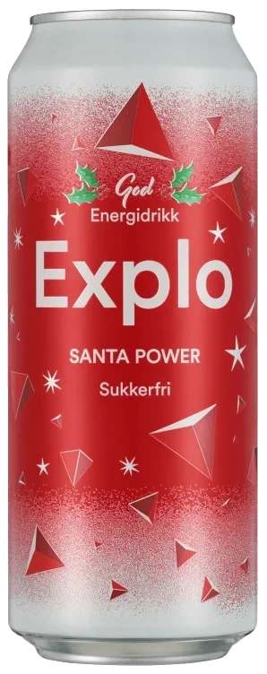 Explo santa power sukkerfri bx   24x0,5l