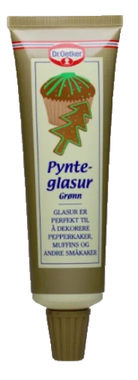 Pynteglasur Grønn 125g