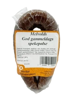 VERDAL PØLSEMAKERI AS Melvolds god gammeldags spekepølse