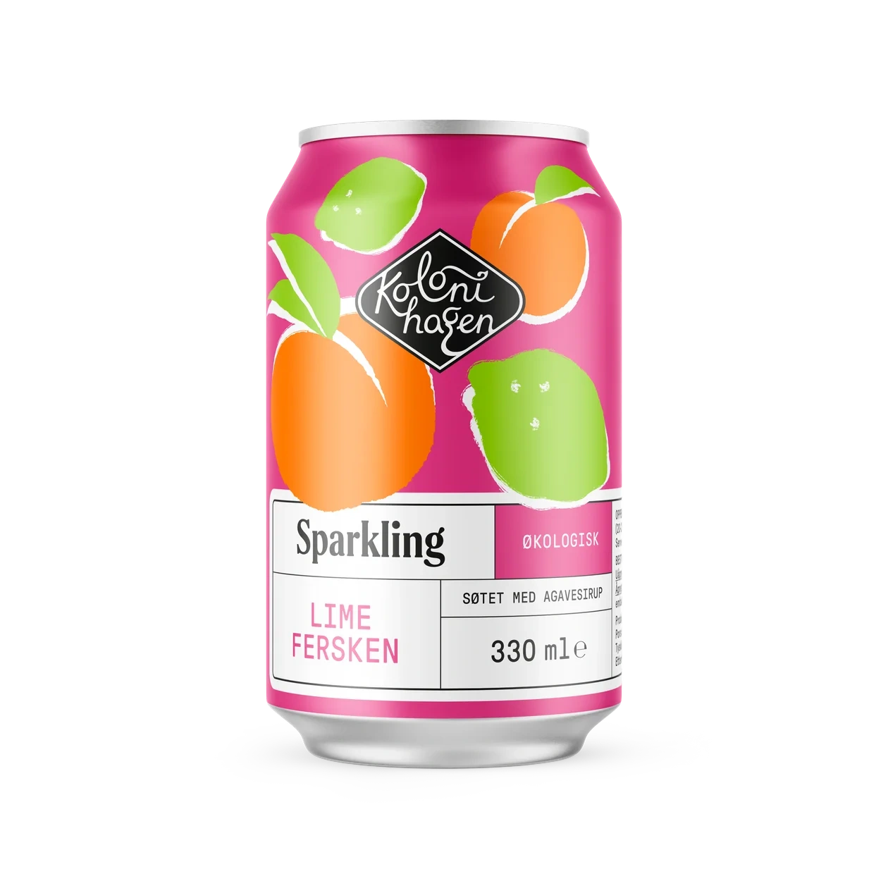 Sparkling lime og fersken