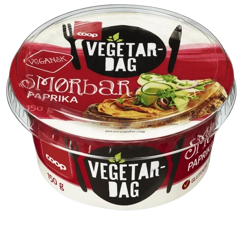 Coop Vegetardag Smørbar Paprika 150g