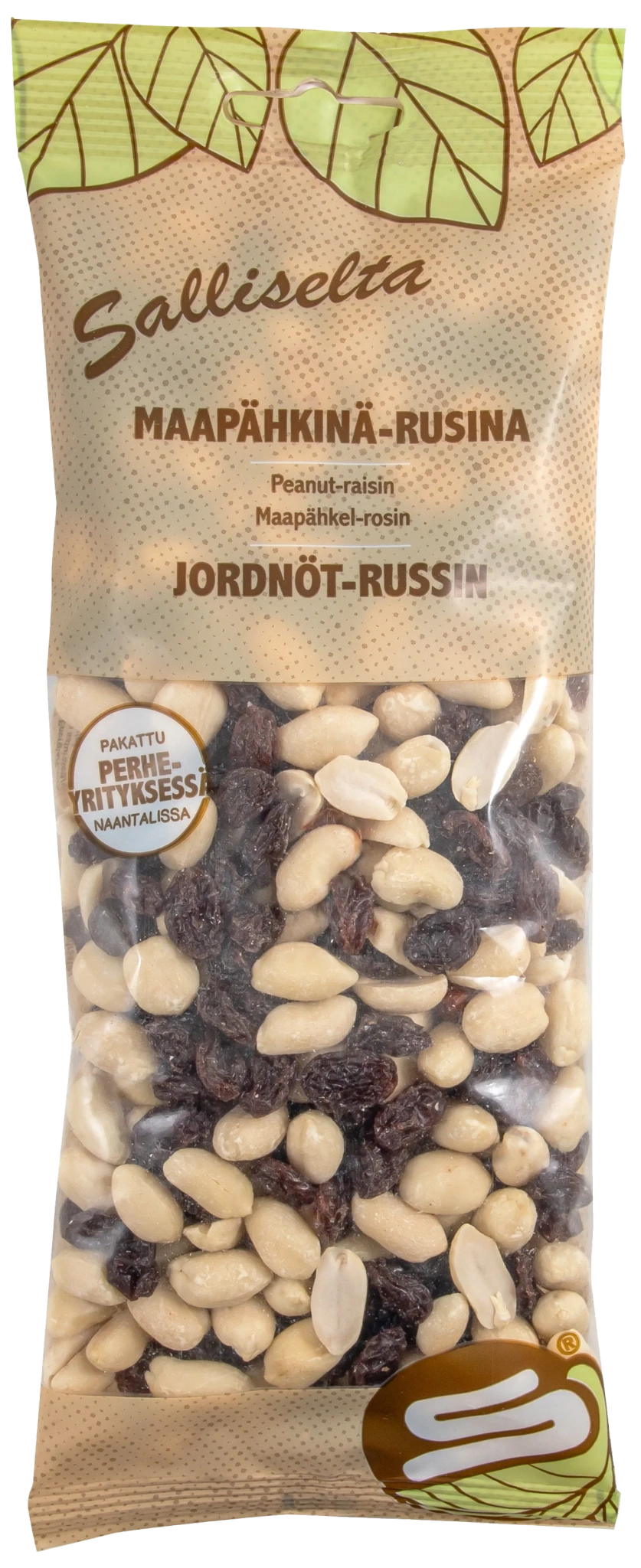 Jordnötter skalade-russin 250g