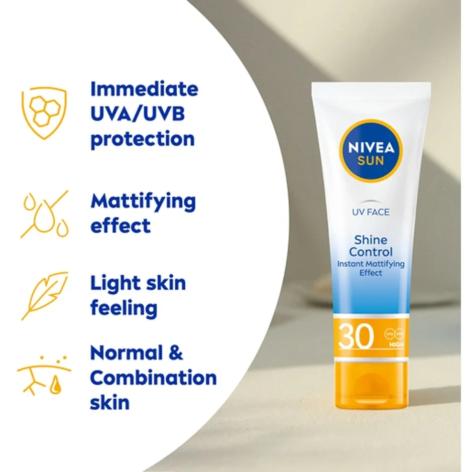 Nivea sun uv face shine control spf30 50ml
