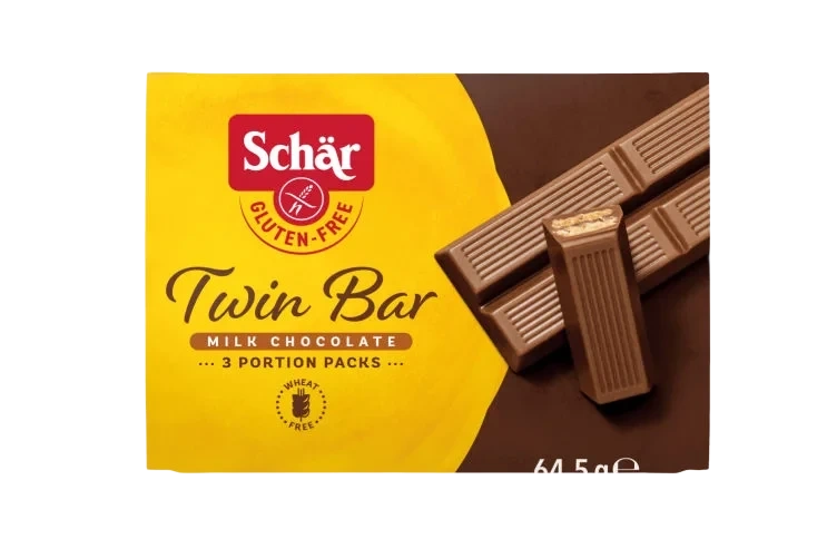 Schär Twin Bar Sjokolade 3-pack 64.5g