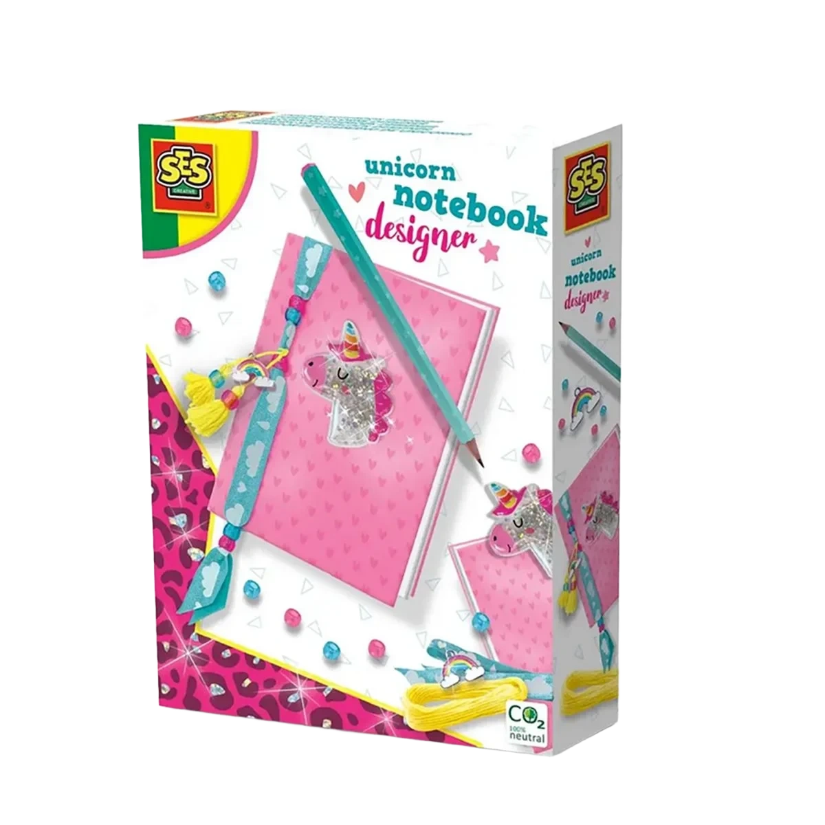 Enhjørning Notatbok - Design Sett